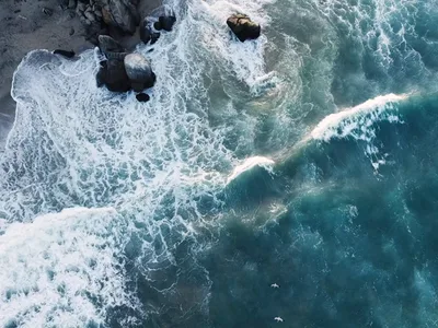 Blue Waves scene