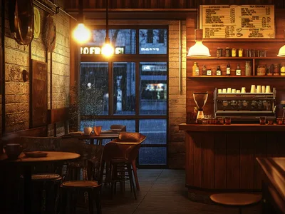 Cozy Cafe scene