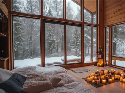 Winter Getaway scene