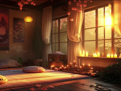 Zen Retreat scene